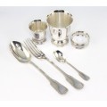 set tacamuri solitaire, argintat. Towle Lockhart - Towle Silversmith U.S.A